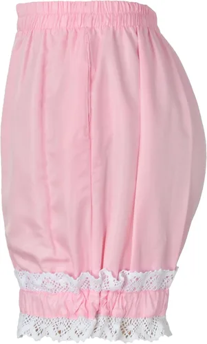 Vista 3 de Aniler Pantalones cortos de algodón para mujer Lolita Bloomers Maid Ruffle Pumpkin Pants Shorts
