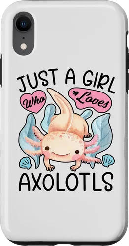 Vista 25 de Just A Girl Who Loves Axolotls Axolotl Lovers Funny Kawaii Case for iPhone 16