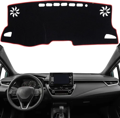 Vista 27 de Alfombrilla Cobertora para Salpicadero Compatible con Toyota Sienna 2010-2004 (Sin Modelos HUD), Alfombrilla Antirreflejos para Salpicadero