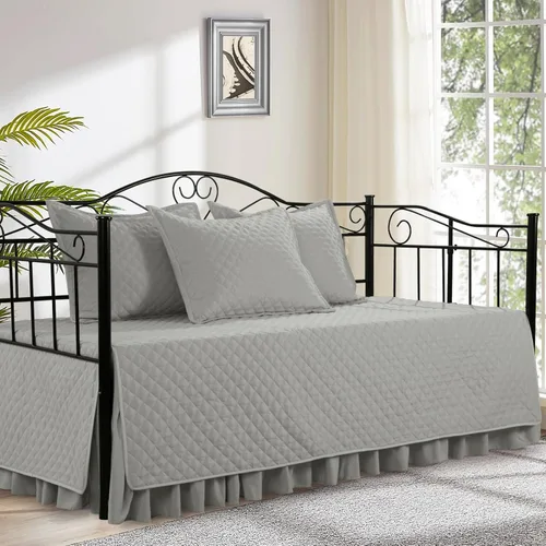 Vista 10 de HOMBYS Juegos de Fundas para Sofá Cama - Juego de Ropa de Cama para Sofá Cama con Costura de Diamante, Ropa de Cama Acogedora para Todas