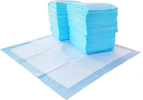 Vista 10 de Amazon Basics Almohadillas perfumadas para orinar para perros y cachorros, 5 capas a prueba de fugas, superabsorbentes, superficie de secado rápido
