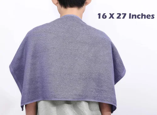 Vista 4 de PERFEHAIR Toallas de mano de salón (paquete de 2, 16 x 27 pulgadas), toallas de peluquería 100% algodón para peluquería, secado de pelo, spa