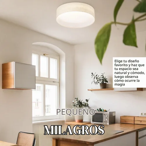 Vista 7 de Hamilyeah Lámpara de techo de montaje empotrado de 24W, lámpara de techo LED regulable con pantalla de tela beige de 5CCT, lámpara de techo