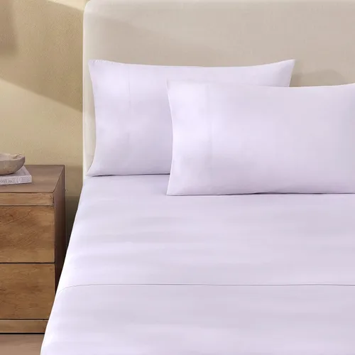 Vista 12 de Pure Parima Ultra percal Hotel Collection - Juego de sábanas de 100% algodón egipcio certificado, tamaño individual XL, color hueso