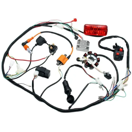 Vista 3 de PRO BAT Complete Electrics - Kit de arnés de cableado de 4 tiempos, 8 bobinas, estator CDI, luz trasera para 150 cc, 200 cc, 250 cc, 300 cc, 4
