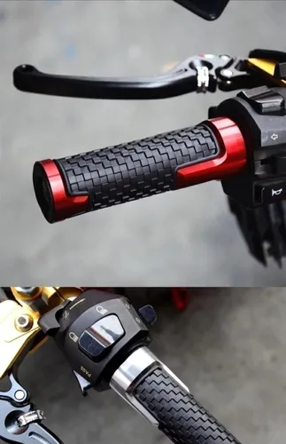 Vista 5 de Motocicleta para Y&AMAHA XT660X 2004-2017 XT660 XT 660 X 660X 2005 7/8 pulgadas 22MM Motocicletas Agarres Manillar Barra Extremo Tapón Tapón Negro