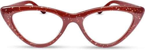Vista 12 de 2SeeLife Lentes de lectura prémium TR-90 Cat Eye para mujer, estrechos, ajuste medio, marco resistente, bisagras de resorte, lectores elegantes Negro