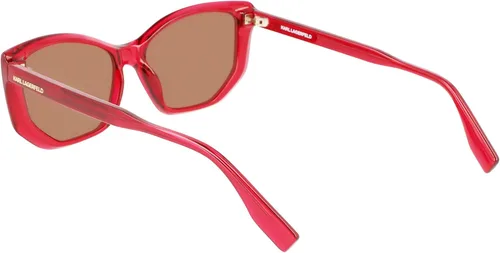 Vista 4 de Karl Lagerfeld KL6071S - Gafas de sol rectangulares para mujer, fresa, talla única, Strawberry