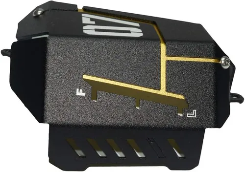 Vista 2 de Radiador Refrigerante de agua Resevoir Tank Guard Cover para Yamaha MT-07 FZ-07 MT07 FZ07 2013-2016 2014 2015 motocicleta (dorado)
