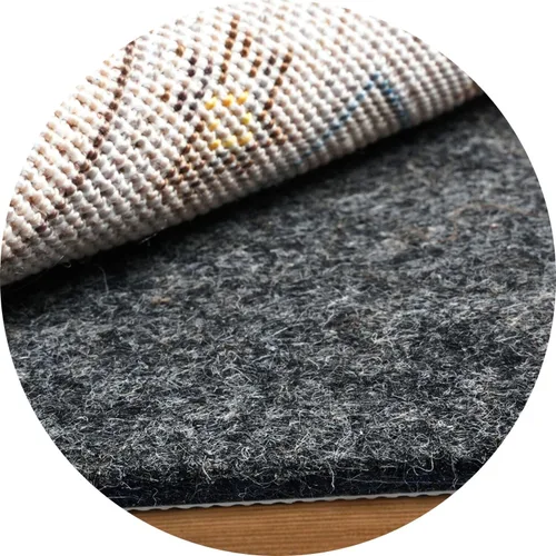 Vista 10 de BAGAIL - Almohadillas de fieltro y goma natural de 1/8 pulgadas de grosor, 2.5 x 9.5 pies, agarre antideslizante para alfombra, mantiene