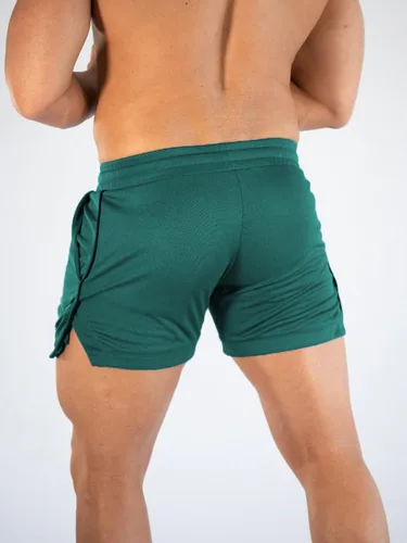 Vista 3 de Surenow Pantalones cortos de gimnasio para hombre de 3 pulgadas, transpirables, ligeros, atléticos, deportivos, pantalones cortos de entrenamiento