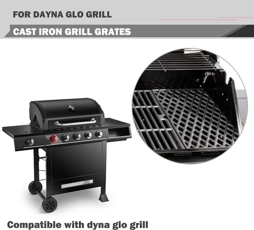 Vista 2 de DGH474CRP DGH450CRP Parrilla de piezas de repuesto Rejillas para Dyna Glo Grill Parts DGH483CRP Rejilla de parrilla Sear Rejillas de cocina Dyna Glo