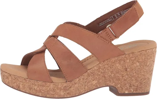 Vista 8 de Clarks - Sandalias de cuña Giselle Beach para mujer