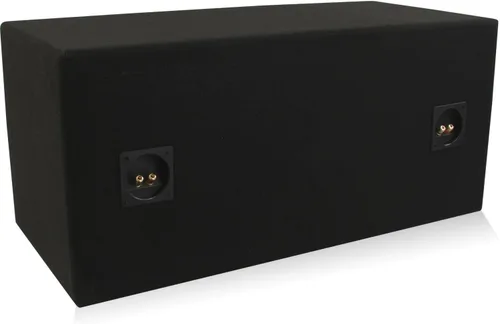 Vista 4 de BELVA Caja de subwoofer doble con puerto de coche de 10 pulgadas, MDF de 3/4 pulgadas, Polyfil preforrado incluye deflector azul personalizado