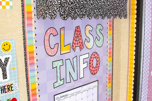 Vista 11 de Teacher Created Resources Composition - Borde enrollado recto – 50 pies – Decora tablones de anuncios, paredes, escritorios, ventanas, puertas
