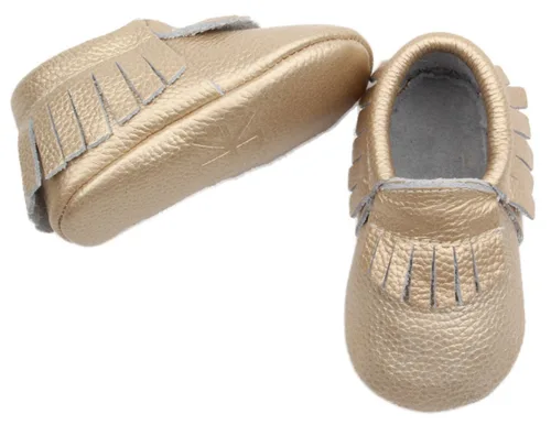 Vista 4 de Zapatos de bebé elegante piel genuina hecha a mano duradero mocasines de bebé sin cordones un gran regalo para recién nacidos bebés y niños pequeños