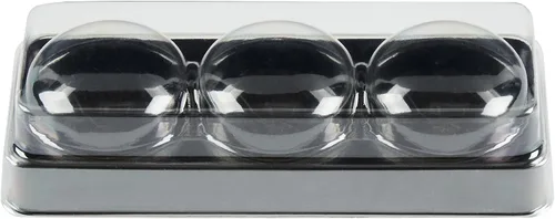 Vista 16 de Restaurantware Shock Safe - Cajas para llevar macarrones de 5.7 x 2.2 x 1.4 pulgadas, 100 cajas de exhibición duraderas, se adaptan a 3 macarons