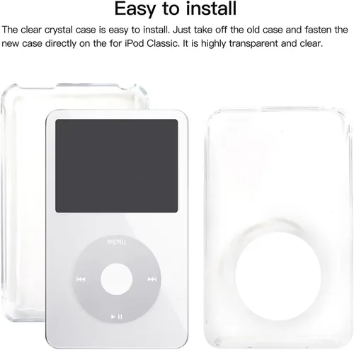 Vista 6 de Cubierta rígida protectora a prueba de golpes transparente para iPod Classic 80 GB 120 GB 160 GB
