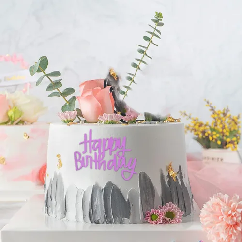 Vista 6 de 3 juegos de troqueles de corte de metal de feliz cumpleaños, plantillas troqueladas de mariposa y SENHAI Happy Birthday para hacer tarjetas