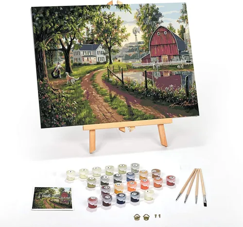 Vista 41 de Ledgebay Kit de Pintura por Números DIY para Adultos, Lienzo Enmarcado para Principiantes a Avanzados, Kit de Pintura por Números, los Kits Incluyen