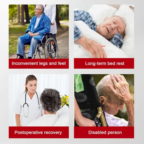 Vista 7 de Silla elevadora de paciente, silla de ruedas elevadora para el hogar, silla portátil de transferencia para ancianos, altura ajustable con dos