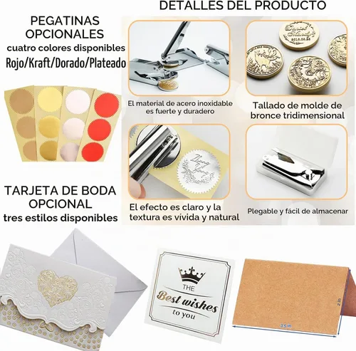 Vista 4 de Personalized Book Embosser Custom Book Embosser from The Library of Stamp Gifts for Book Lovers Wedding