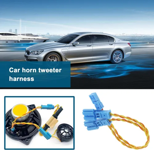 Vista 2 de 2 piezas de arnés de cableado de altavoces compatibles con BMW X1/X3/X5 F10/F18/F30/F20/E60/E90/E70