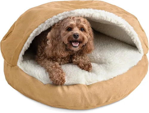 Vista 13 de Snoozer Cama de lujo de microsuede acogedora estilo cueva para mascotas, pequeña, antracita For small sized pets, Removable washable cover