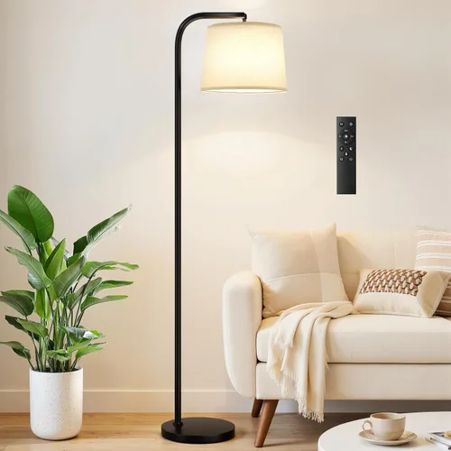 Vista 10 de Ambimall Lámpara de pie totalmente regulable - Lámparas de pie de 9W con bombilla LED incluida, lámparas de pie para sala de estar con cabezal