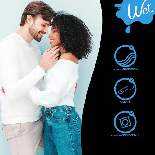 Vista 3 de Wet Lubricante original a base de agua de 9 onzas (paquete de 2)