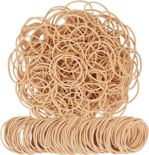 Vista 6 de AIWOQI Bandas de goma tamaño #16 Banda de goma elástica negra pequeña 600 piezas bandas de goma suministros de oficina paquete para el hogar, hogar