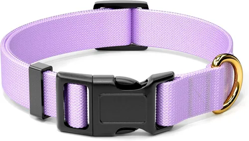 Vista 34 de Rnivvi Collar para perros pequeños, bonito collar resistente y ajustable para cachorros con hebilla de liberación rápida para machos, hembras