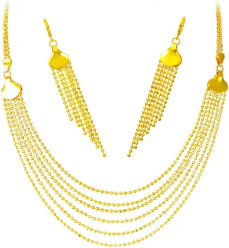 Vista 6 de WADSNHY joyería de moneda de oro conjunto de joyas de mujer de boda conjunto de joyas chapado en oro de 18 quilates conjunto de joyas collar moneda