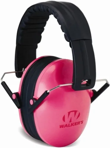 Vista 9 de Walker's Low Profile Lightweight Padded Headband Adjustable Folding Noise-Reducing Hearing Protection Earmuffs