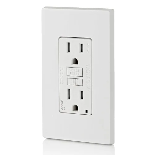 Vista 35 de Leviton SmartlockPro Interruptor con enchufe de doble polo receptáculo, AFTR1-E, 120.0 volts