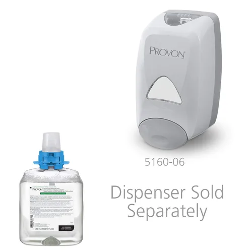 Vista 3 de GOJO PROVON FMX Green - Limpiador de manos de espuma certificado verde de 42.3 fl oz, repuesto para dispensador PROVON FMX Push-Style (paquete de 4)