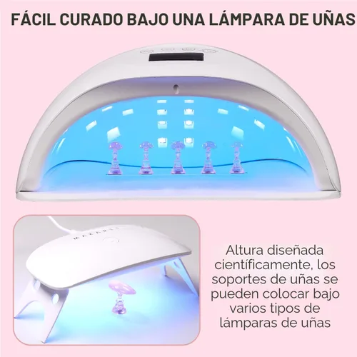 Vista 8 de Makartt Soporte de uñas para uñas a presión, práctica de pintura artística, soporte magnético para pintar uñas, soporte para diseños de uñas