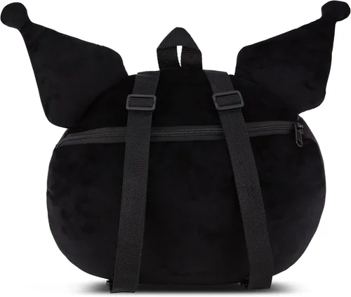 Vista 2 de SANRIO Hello Kitty Squishee Mochila de almohada - Hello Kitty, My Melody, Kuromi - Mochila de almohada súper suave Squishee Cloud, Negro -, Mochilas