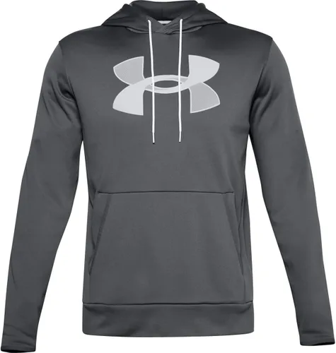 Vista 5 de Under Armour - Sudadera de polar con capucha para hombre con logotipo grande