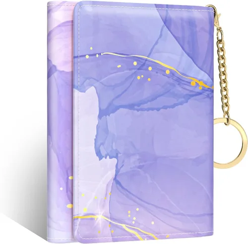 Vista 14 de Nipichsha Cartera para mujer, pequeña cartera para tarjetas de crédito para mujer, cartera delgada con tarjetero RFID, Moda