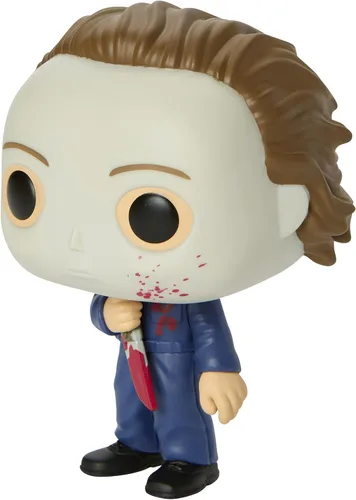 Vista 4 de POP! Halloween - Michael Myers Sangre salpicada con Myers House