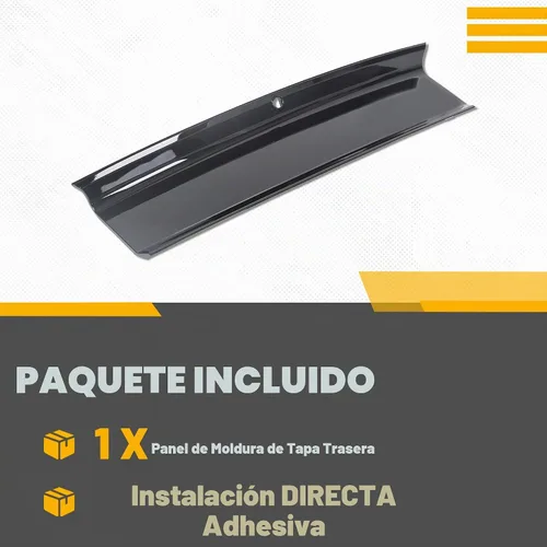 Vista 6 de KUAFU Panel de guarnición para tapa de maletero trasero compatible con Ford Mustang GT 2015-2023, cubierta central de maletero decorativa, tapa
