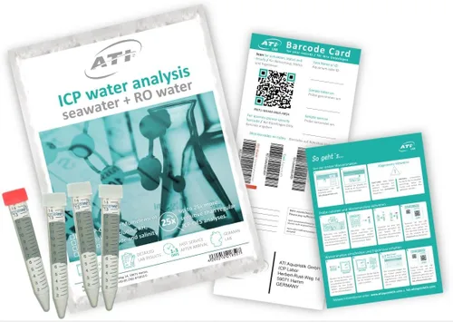 Vista 3 de ATI ICP Lab Analysis Pro para acuarios de arrecife - Pruebas avanzadas de agua con análisis de agua RO - Nitrato, KH y fluoruro - 1 kit de prueba