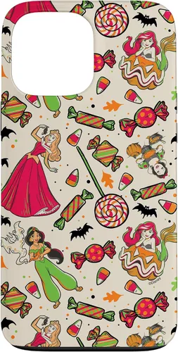 Vista 23 de iPhone 16 Disney Princess Snow White Ariel Jasmine Aurora Funda de Halloween
