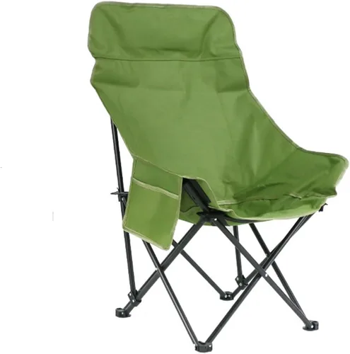 Vista 2 de Silla plegable portátil ligera y compacta con bolsa de transporte para senderismo, pesca, playa (negro 1)