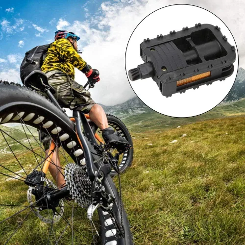 Vista 9 de Pedales, Exquisita mano de obra plegable pedal, Ciclismo Parte de plástico de montaña plegable pedal para montar en sendero, Pedales de ciclismo