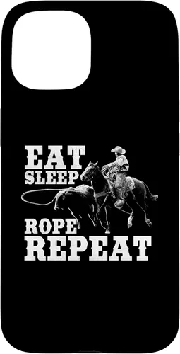 Vista 6 de Team Roping Funny Rodeo Cowboy Cowgirl Horse Riding Roper Case for iPhone 17