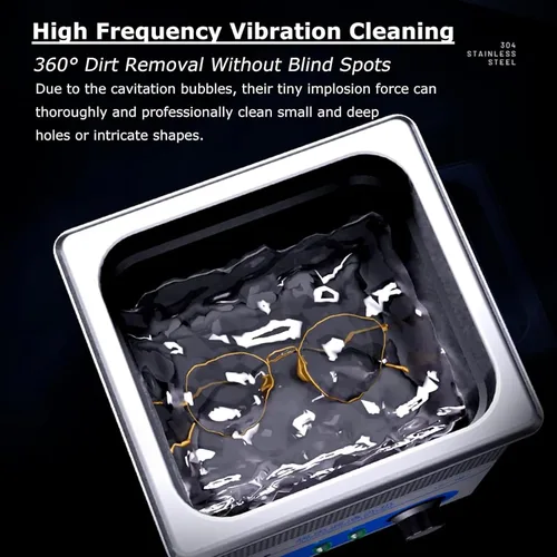 Vista 2 de Ultra Heated Jewelry Cleaner - Powerful Ultrasonic Cleaner for Watches, Coins & Rings - Fast & Effective Cleaning Solution for Sparkling Shine &