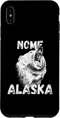 Vista 7 de Funda de recuerdo para iPhone 12 Mini Retro Nome AK Alaska City Apparel Souvenir