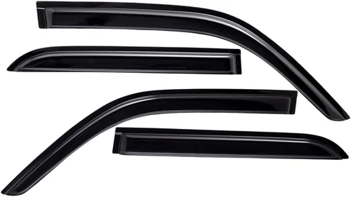 Vista 6 de Lightronic, vierteaguas extra duradero con clip para canal de ventilación del automóvil, se ajusta a Toyota 4Runner 1996-2002, protección UV
